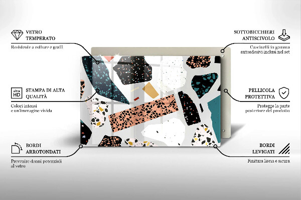 Protection pour plaque de cuisson Grès