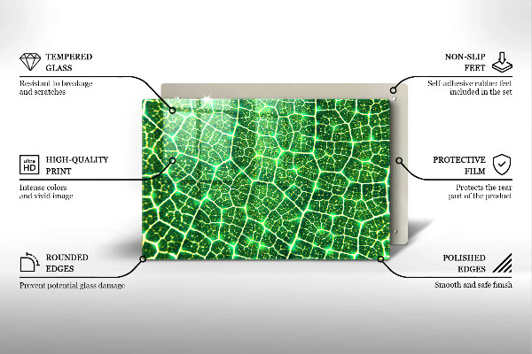 Protection pour plaque de cuisson Structure des feuilles