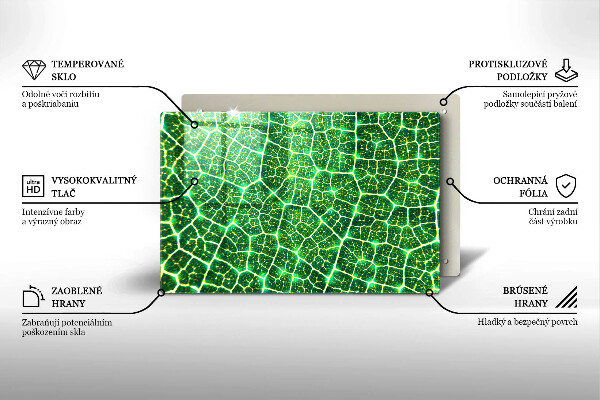 Protection pour plaque de cuisson Structure des feuilles