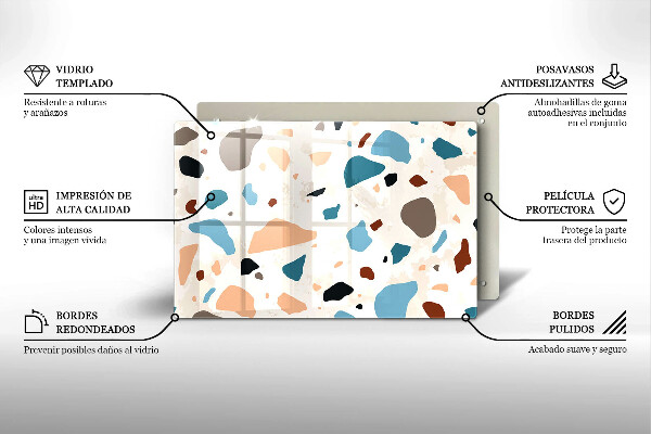 Protection pour plaque de cuisson Grès décoratif