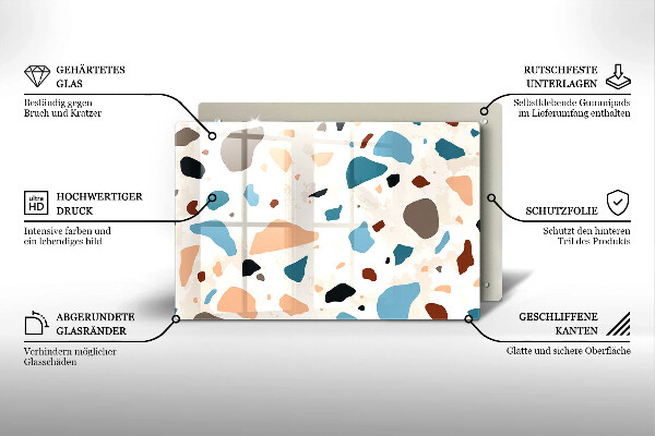 Protection pour plaque de cuisson Grès décoratif