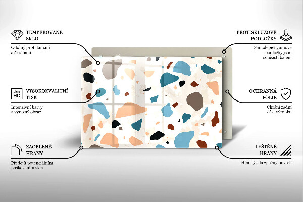 Protection pour plaque de cuisson Grès décoratif