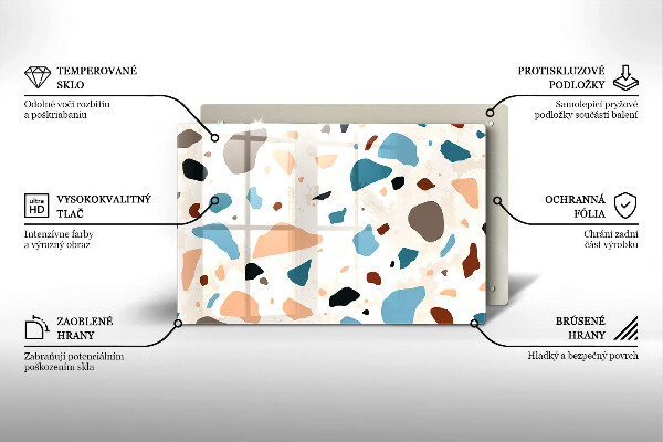 Protection pour plaque de cuisson Grès décoratif