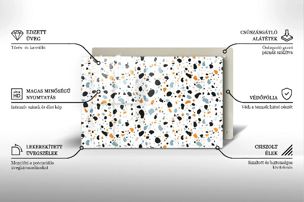 Protection pour plaque de cuisson Grès décoratif