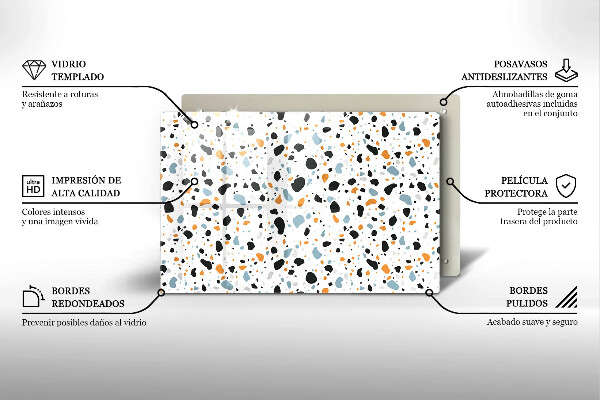 Protection pour plaque de cuisson Grès décoratif