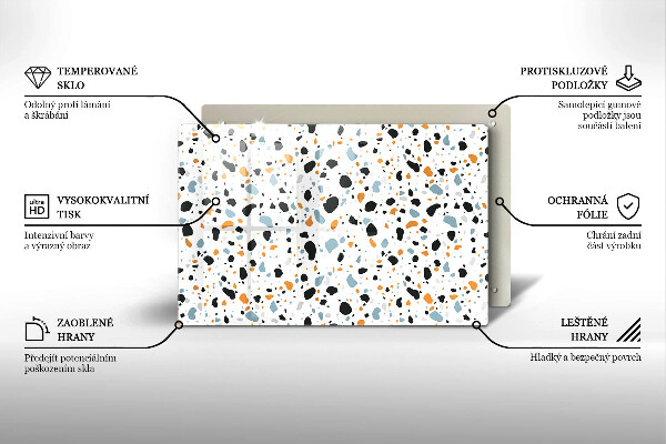 Protection pour plaque de cuisson Grès décoratif