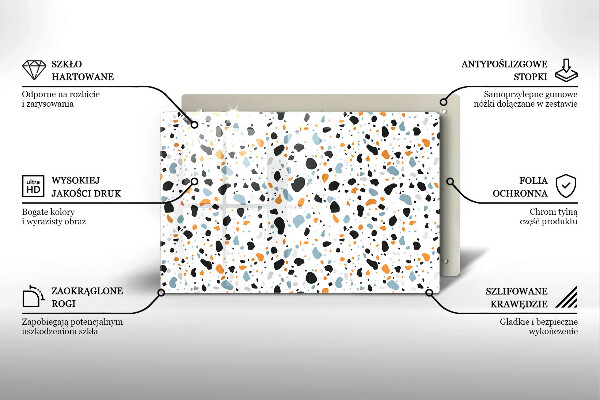 Protection pour plaque de cuisson Grès décoratif