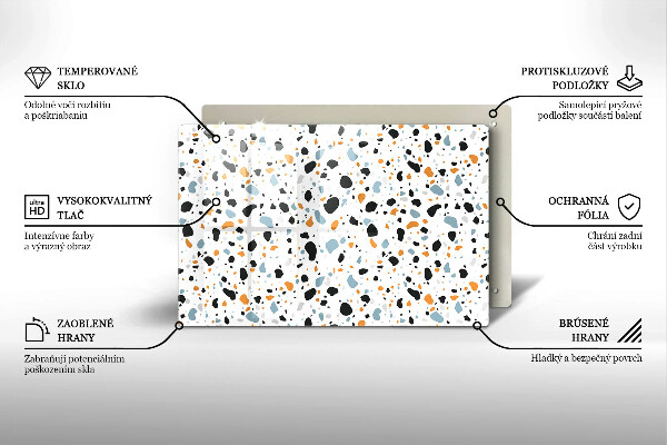 Protection pour plaque de cuisson Grès décoratif