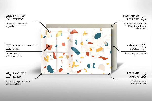 Protection pour plaque de cuisson Grès décoratif