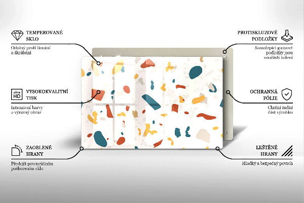 Protection pour plaque de cuisson Grès décoratif