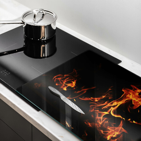 Protection pour plaque de cuisson Allume une flamme vivante