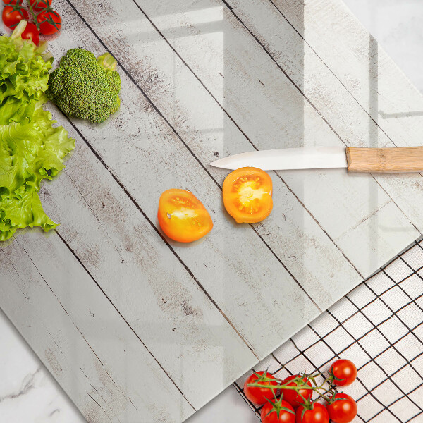 Protège plaque de cuisson Vieilles planches de bois