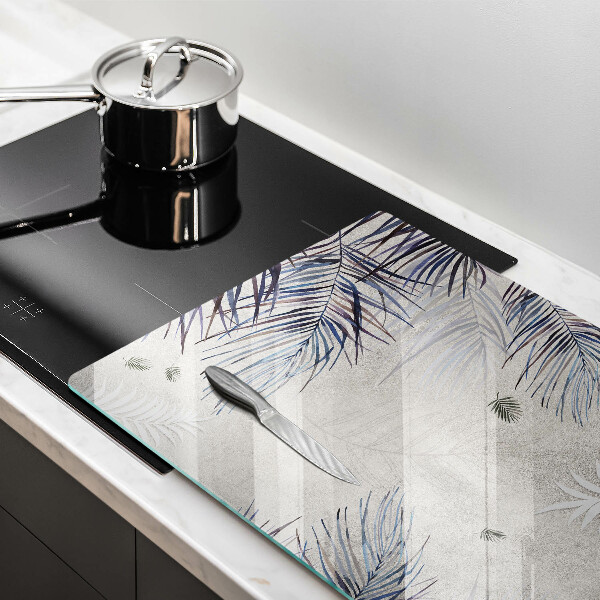 Protection pour plaque de cuisson Feuilles subtiles