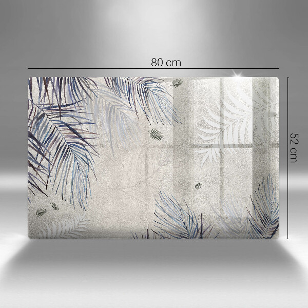 Protection pour plaque de cuisson Feuilles subtiles