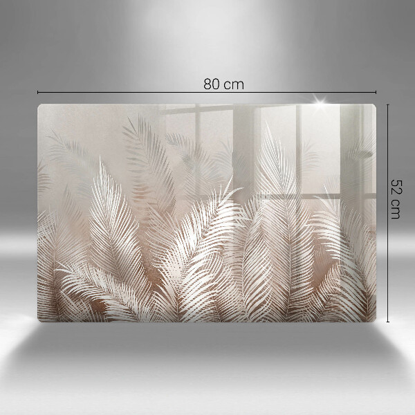 Protection pour plaque de cuisson Feuilles de végétation bohème