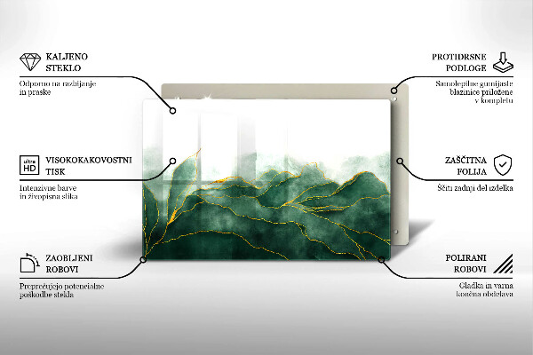 Protège plaque de cuisson Nature abstraite
