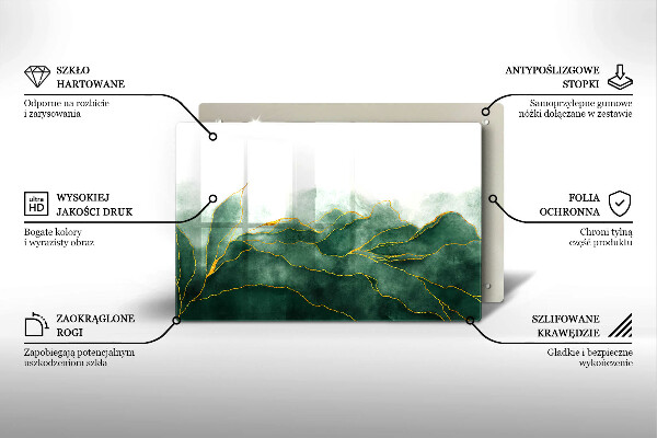 Protège plaque de cuisson Nature abstraite