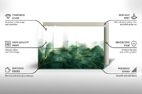 Protège plaque de cuisson Nature abstraite