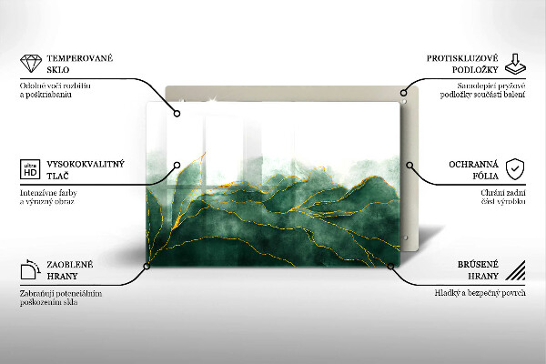 Protège plaque de cuisson Nature abstraite