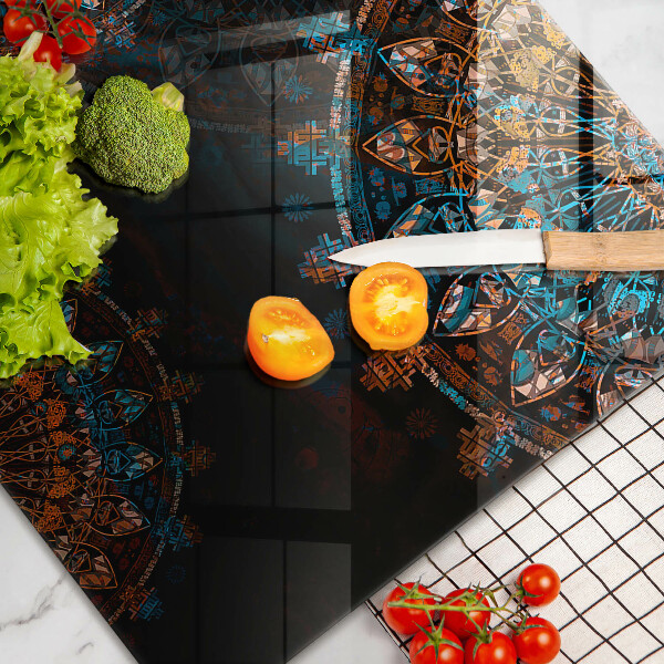 Protège plaque de cuisson Roues vintage bohème