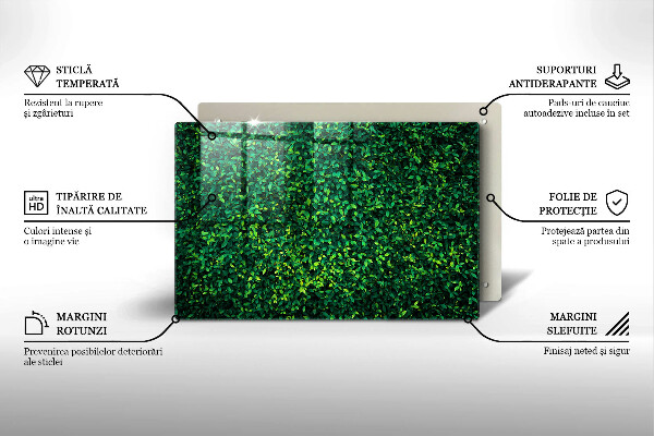Protège plaque de cuisson Plante à petites feuilles
