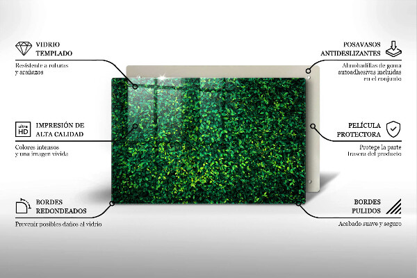 Protège plaque de cuisson Plante à petites feuilles