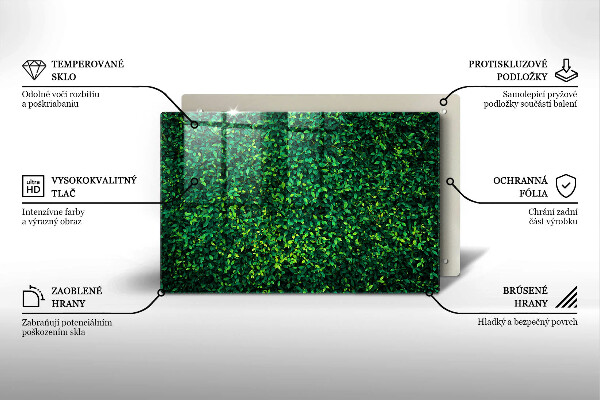 Protège plaque de cuisson Plante à petites feuilles