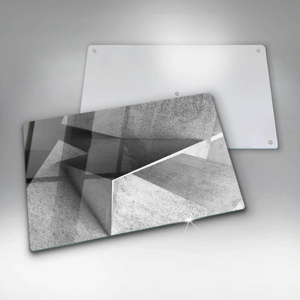 Protège plaque de cuisson Abstraction concrète