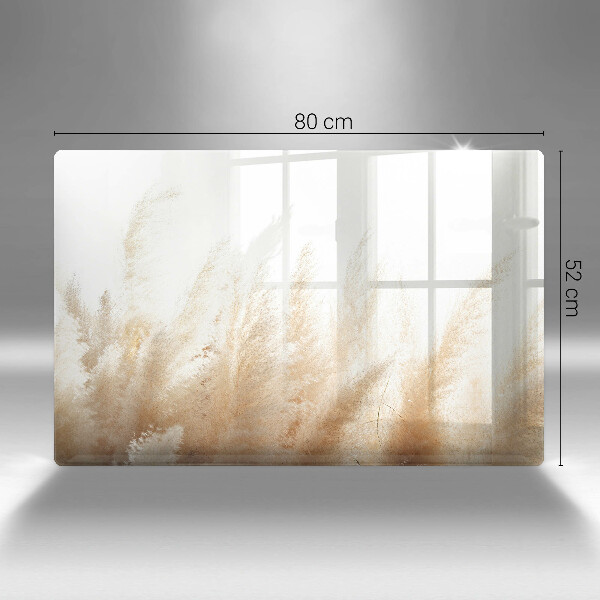 Protège plaque de cuisson Herbe de la pampa