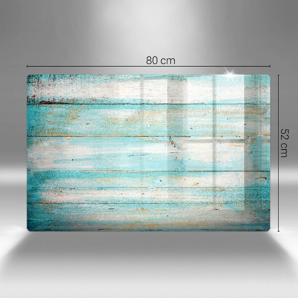 Protège plaque de cuisson Planches de bois vintage