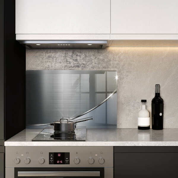 Protège plaque de cuisson Modèle d'abstraction en métal