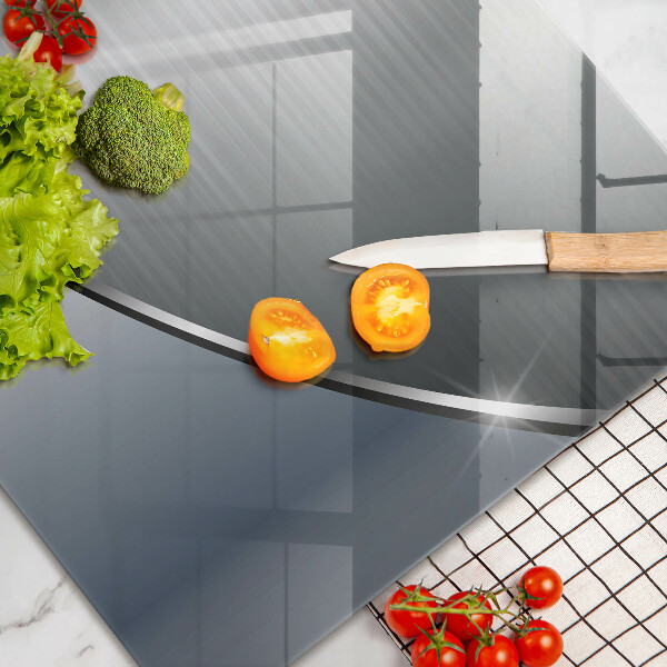 Protège plaque de cuisson Modèle d'abstraction en métal