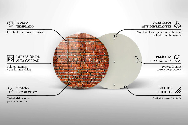 Protection plaque induction Mur de mur de briques