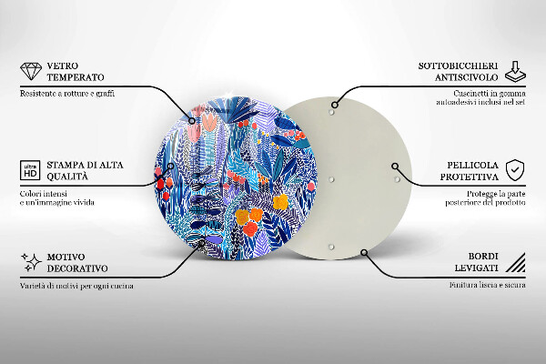 Protection plaque induction Prairie peinte