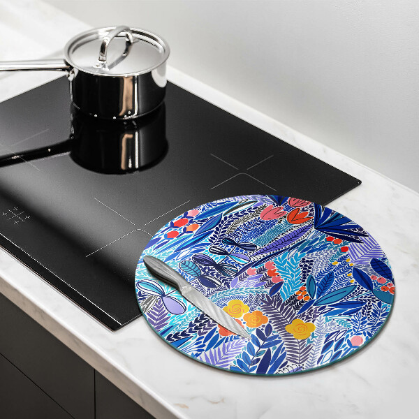 Protection plaque induction Prairie peinte