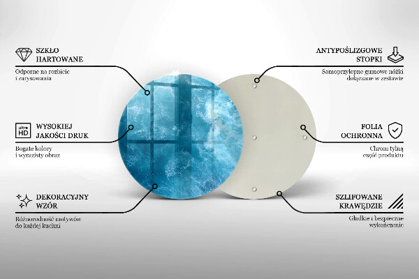 Protection plaque induction L'eau bleue