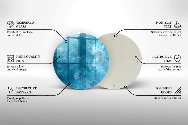 Protection plaque induction L'eau bleue