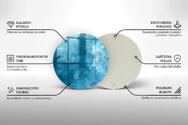 Protection plaque induction L'eau bleue