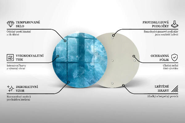 Protection plaque induction L'eau bleue