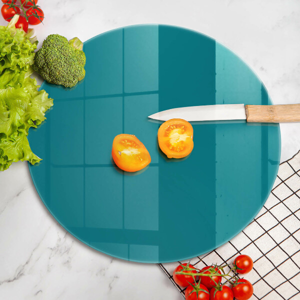 Planche à découper en verre Turquoise