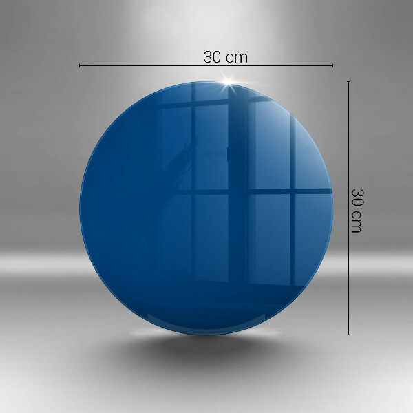 Planche à découper en verre Couleur bleue
