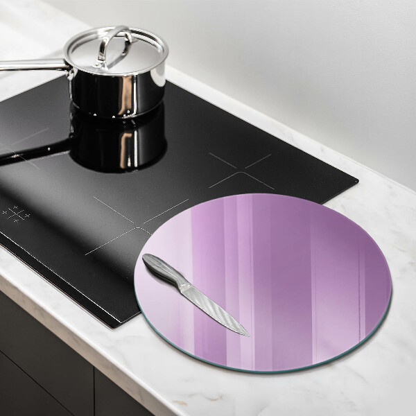 Planche à découper en verre Couleur violette
