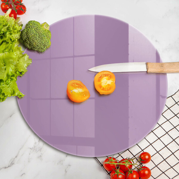 Planche à découper en verre Couleur violette
