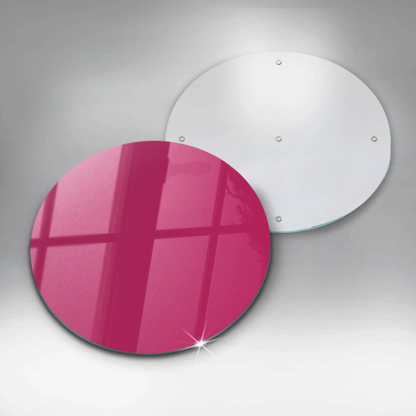 Planche à découper en verre Couleur rose