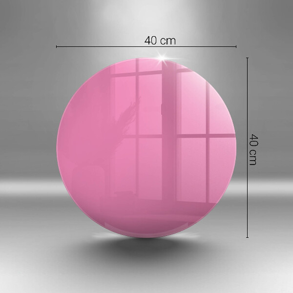 Planche à découper en verre Couleur rose