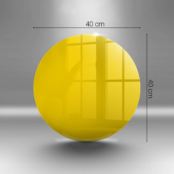 Planche à découper en verre Jaune