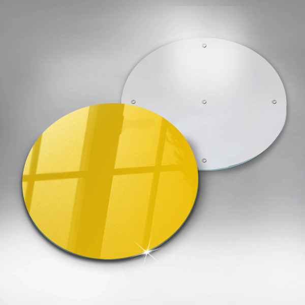 Planche à découper en verre Jaune