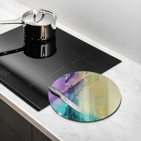 Protection plaque induction Fond avec de l'or