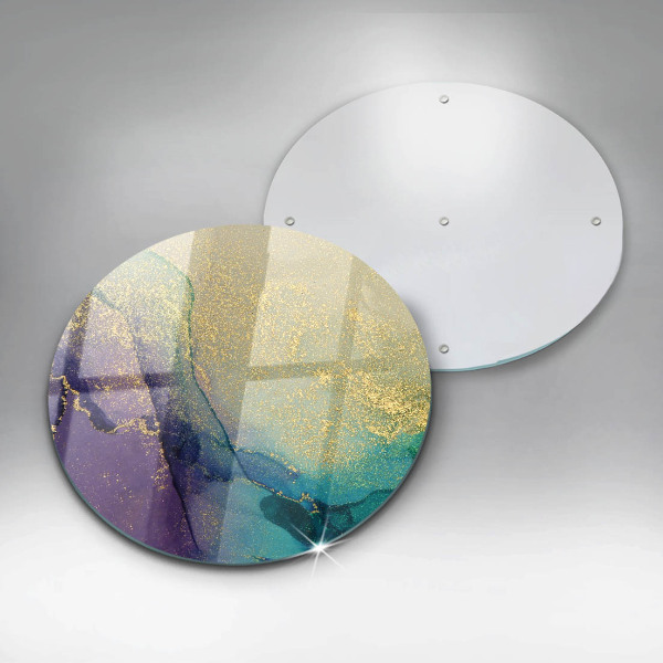 Protection plaque induction Fond avec de l'or