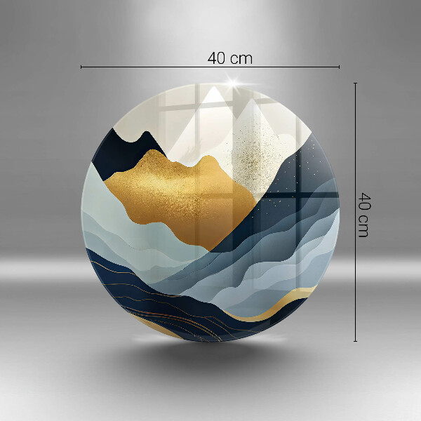 Protection plaque induction Montagnes abstraites